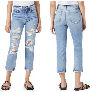 Frame Le Piper Distressed Denim Jeans
